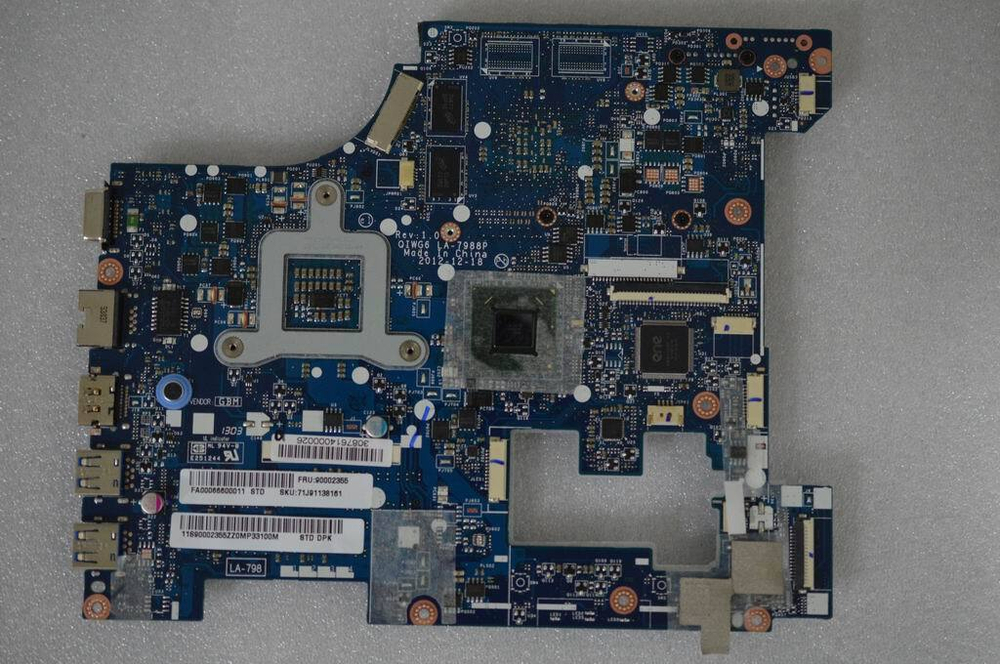 Материнская плата для ноутбука Lenovo G580 QIWG6 W8 DIS GeForce G710M 1G W/HDMI (90002355), оригинал