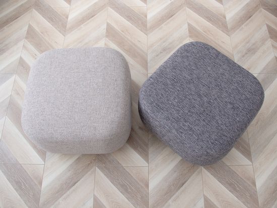 Пуф E5.2 (серый, рогожка)