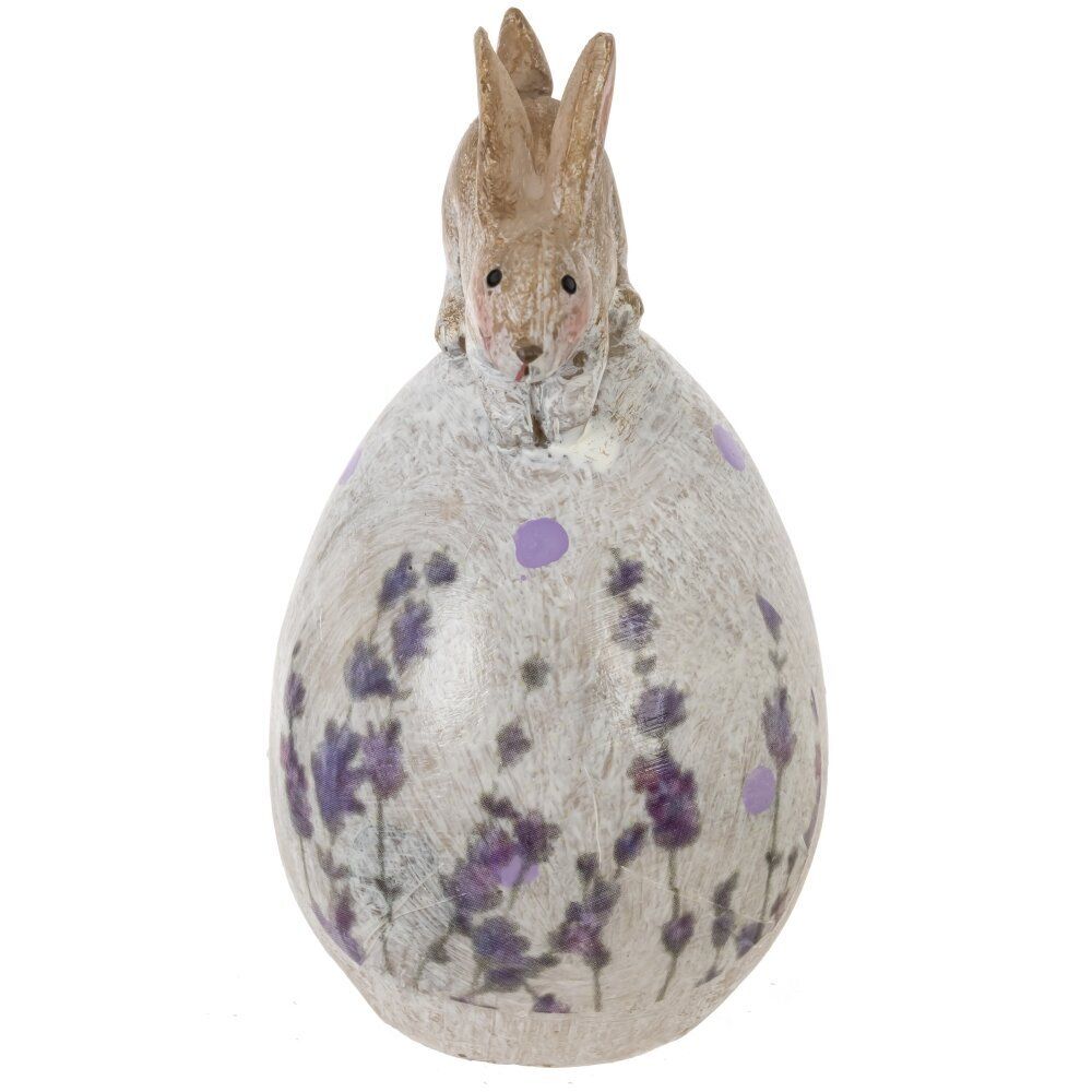 GAEM Фигурка декоративная "Заяц на яйце", L4 W4 H6 см, 2в.