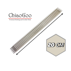 Спицы съемные 4мм/10см Small, укороченные, хирургическая сталь, ChiaoGoo