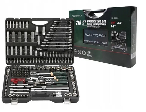 Набор инструментов (216 предм.) 6-гр (ROCK FORCE)
