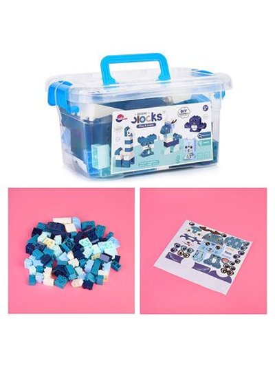 Конструктор блочный в чемодане для малышей 93 деталей (8619-2)