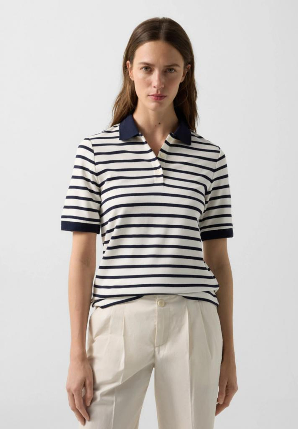 Блузка BOGNER REA в сине-белом цвете