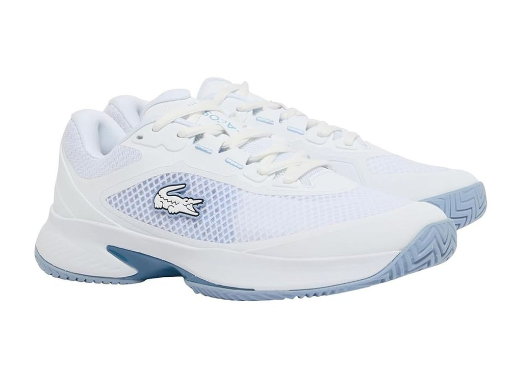 Женские теннисные кроссовки Lacoste Tech Point Tennis - white/light blue