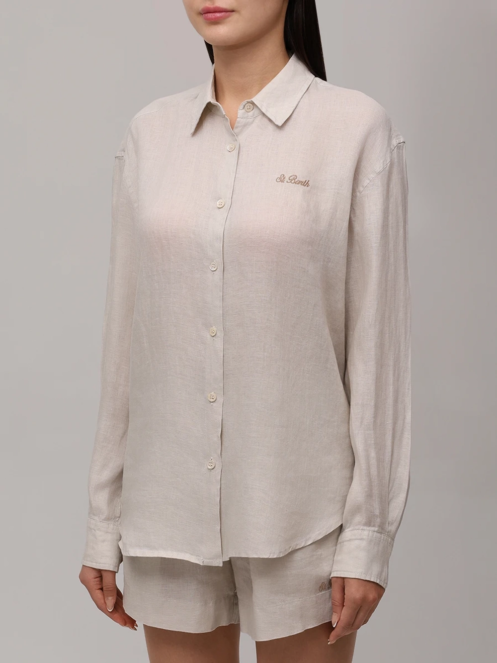 Костюм жен. Saint Barth Meredith Meave лён кремовый