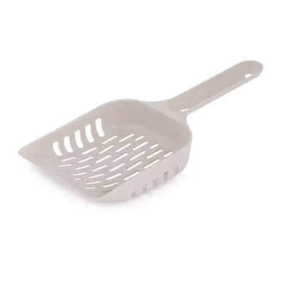 Совок для уборки кошачьего туалета (бежевый) (комплект 20 шт)