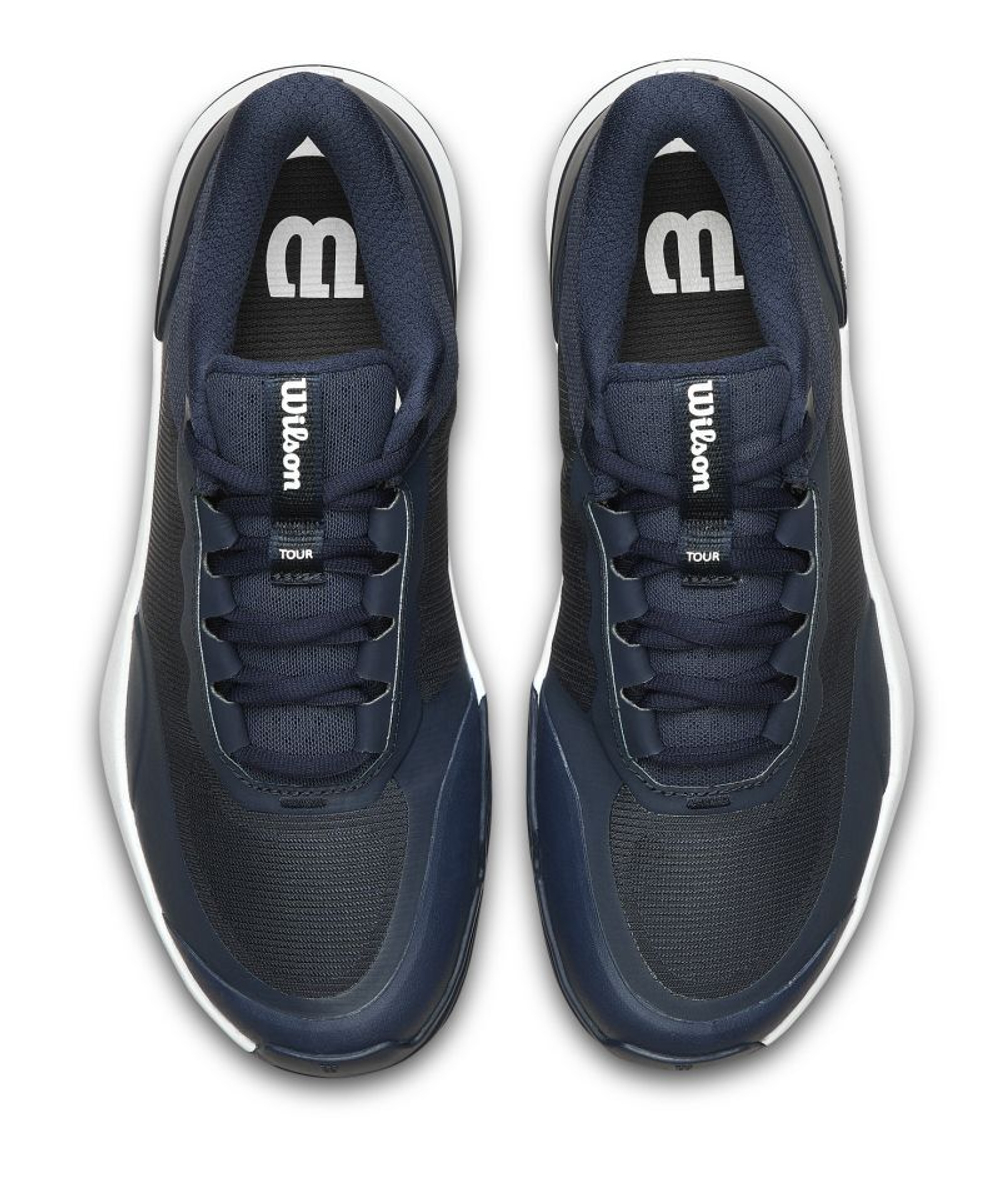 Женские теннисные кроссовки Wilson Intrigue Tour Clay - navy blazer/white/navy blazer