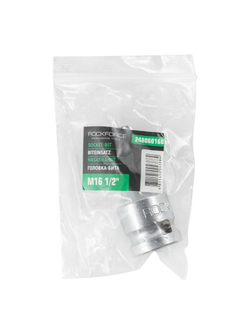 Головка-бита SPLINE с отверстием M16 (L-60мм)1/2'' RockForce##Rock FORCE RF-24806016B