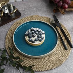 Тарелка с бортом d 20,5 см h1,7 см Mountain Blue Taiga P.L. Proff Cuisine [6]