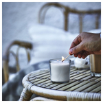 Свеча ароматическая IKEA JAMLIK (ЯМЛИК), Ваниль, Светло-бежевый, 20 часов