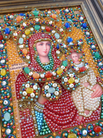 И-21а Набор для вышивания хрустальными камнями Богородица "Смоленская"