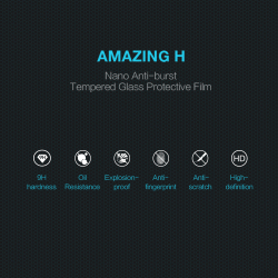Защитное стекло с прозрачными рамками от Nillkin для iPhone 14 Pro Max, серия H Anti-Explosion Glass Screen Protector