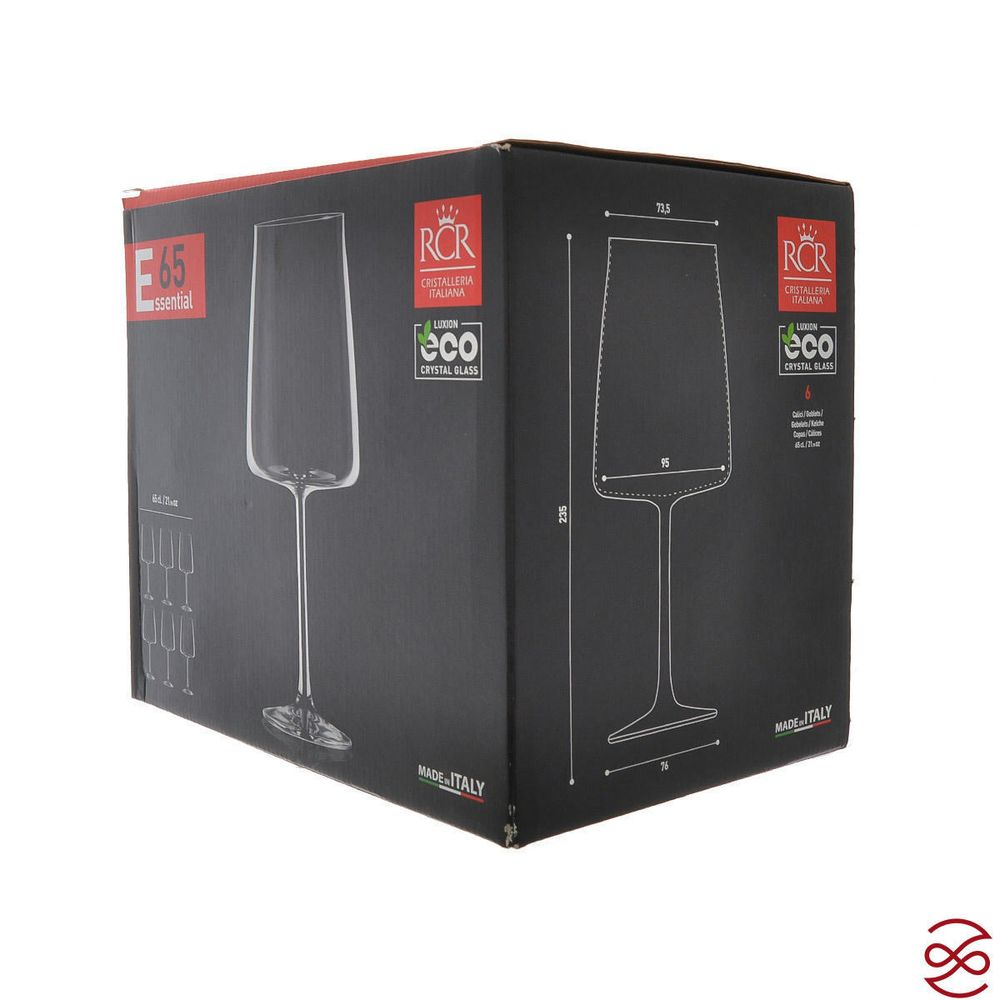Набор бокалов для вина RCR Essential 650 мл (6 шт)