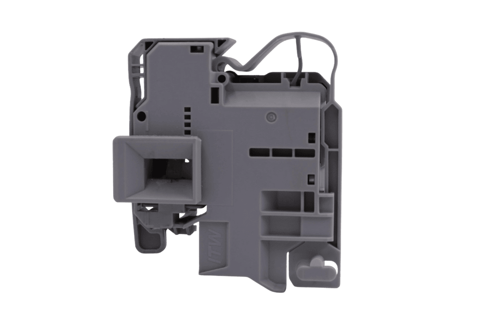 Устройство блокировки люка (УБЛ) 0024000128R стиральной машины Haier, Candy, Weissgauff