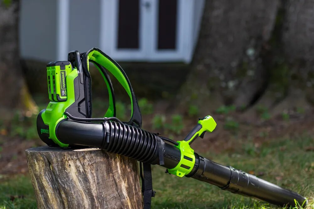 Воздуходувка ранцевая аккумуляторная GREENWORKS GD40BPG2 40В,б/щ,без АКБ и ЗУ (2408107)