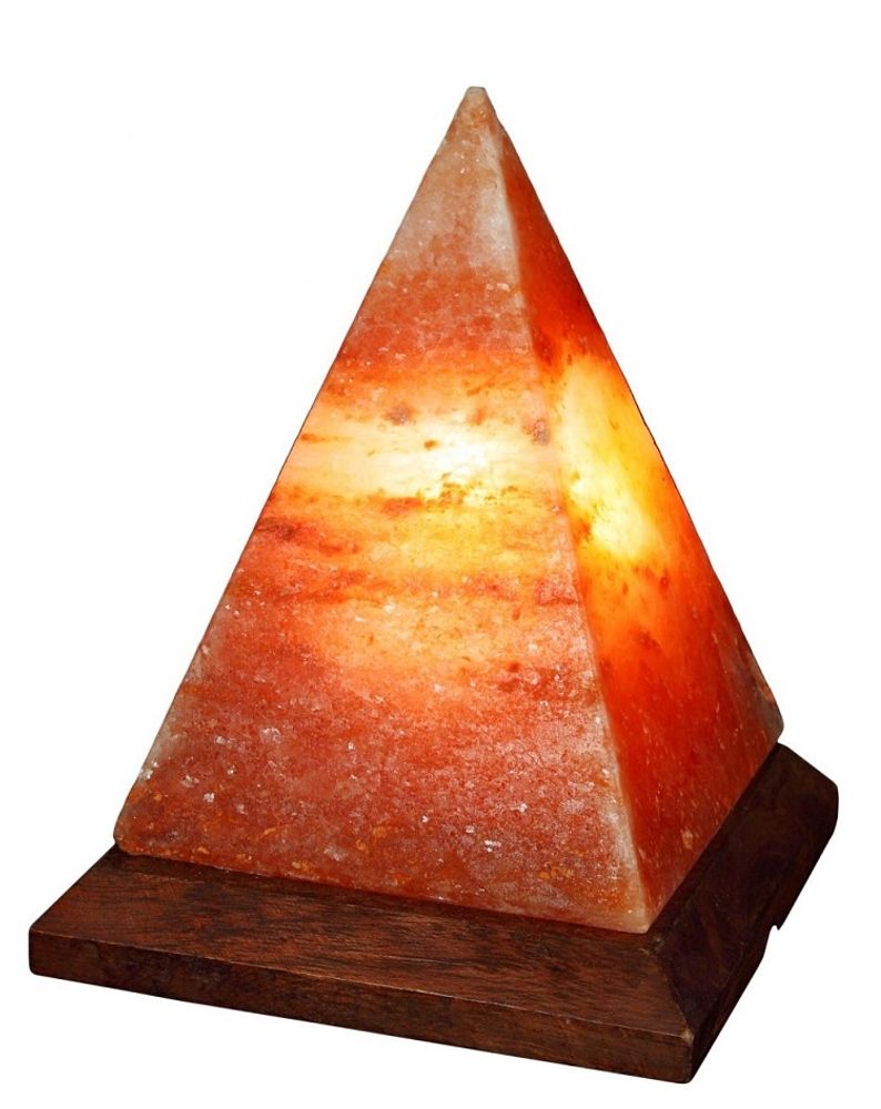 Солевая лампа Пирамида большая 20x20x20 см 2000000240534