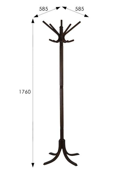 Вешалка напольная В 8Н венге