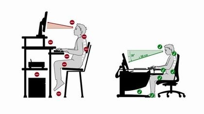 Как правильно сидеть за компьютером: советы для здоровья и комфорта