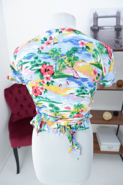 Топ Primark из вискозы летний 46 размер