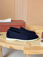 Лоферы Loro Piana Summer Walk с мехом