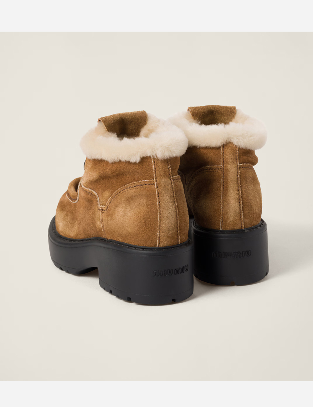 Miu Miu Cinnamon Faded Suede Booties (5T965D_X0O_F0401_F_D055)