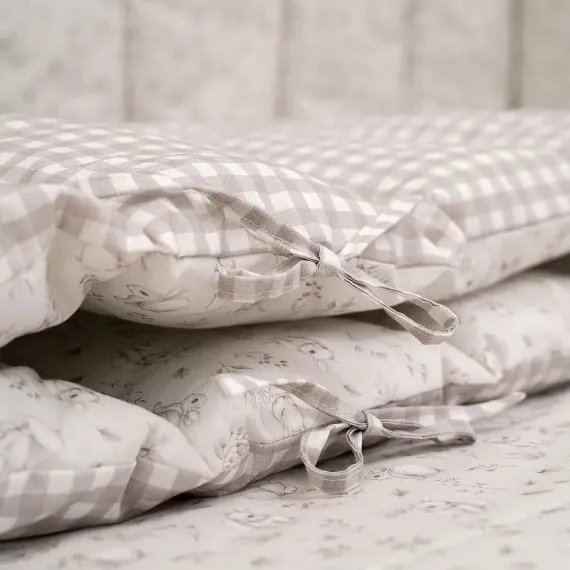 Комплект постельного белья Lollycottons Кролик Лаппин 3 предмета ,Серый