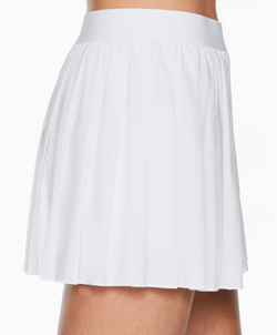 Oysho Плиссированная юбка с карманами, белый