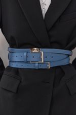 БАЗОВЫЙ ТОНКИЙ РЕМЕНЬ BLUE