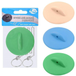 Пробка для ванной с цепочкой «Колор» 3 цвета МГ34-4