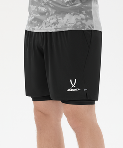 Шорты вратарские с защитой ScalePad Goalkeeper Shorts, черный