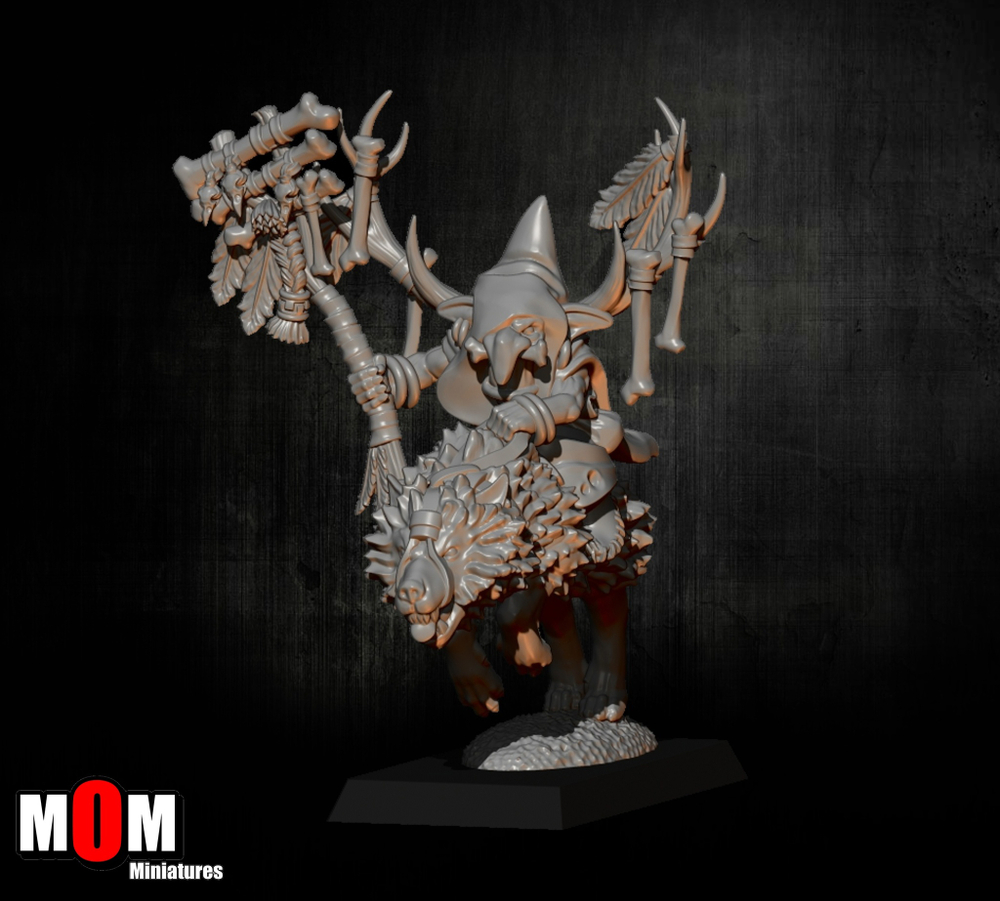Goblin Shaman on Wolf
