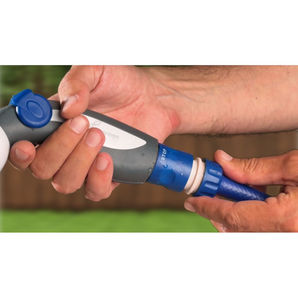 GAEP12-02 GREEN APPLE ЕСО Пистолет-распылитель, пластик, 8 режимов