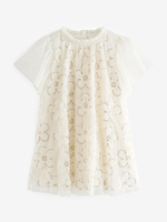 Платье для девочки Next N32-755, Молочный