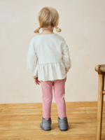 Толстовка и легинсы в комплекте для девочки Next B68-377, Розовый, Молочный