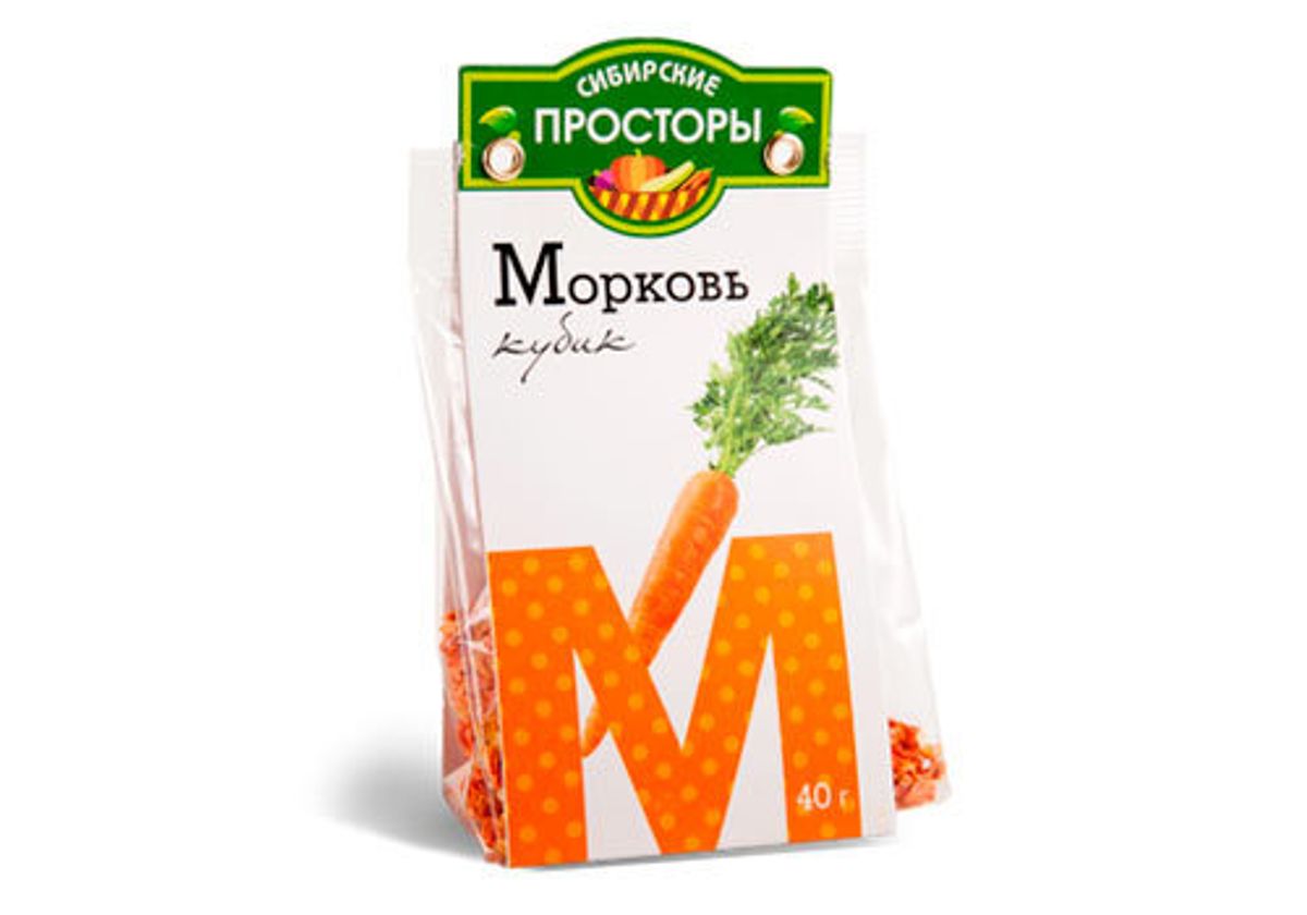 Морковь кубиками Сибирские Просторы, 40г