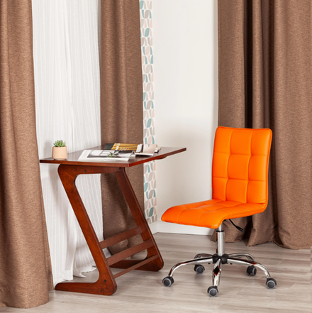 Zero Кресло офисное (оранжевый кожзам)