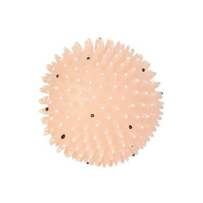 Игрушка светящаяся "Мяч игольчатый" 10 см (винил) - для собак (Trixie 34091)