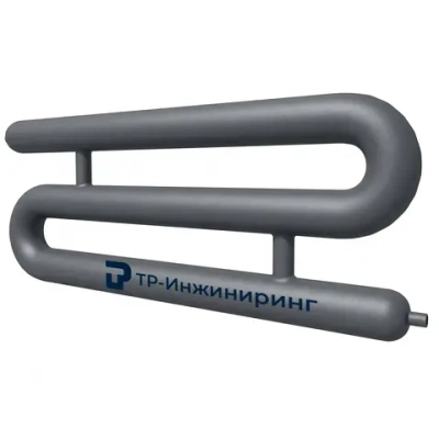 Регистр отопления РЗЭ-3x219x5,0-10000 трёхрядный змеевиковый с эллиптическими заглушками