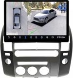 Магнитола для Nissan Pathfinder R51 2004-2010 (штатная нави, большая рамка) - Teyes CC3-2K-360 монитор 13" 2K QLED на Android 10, 6Гб+128Гб, CarPlay, 4G SIM-слот, 4 камеры в комплекте