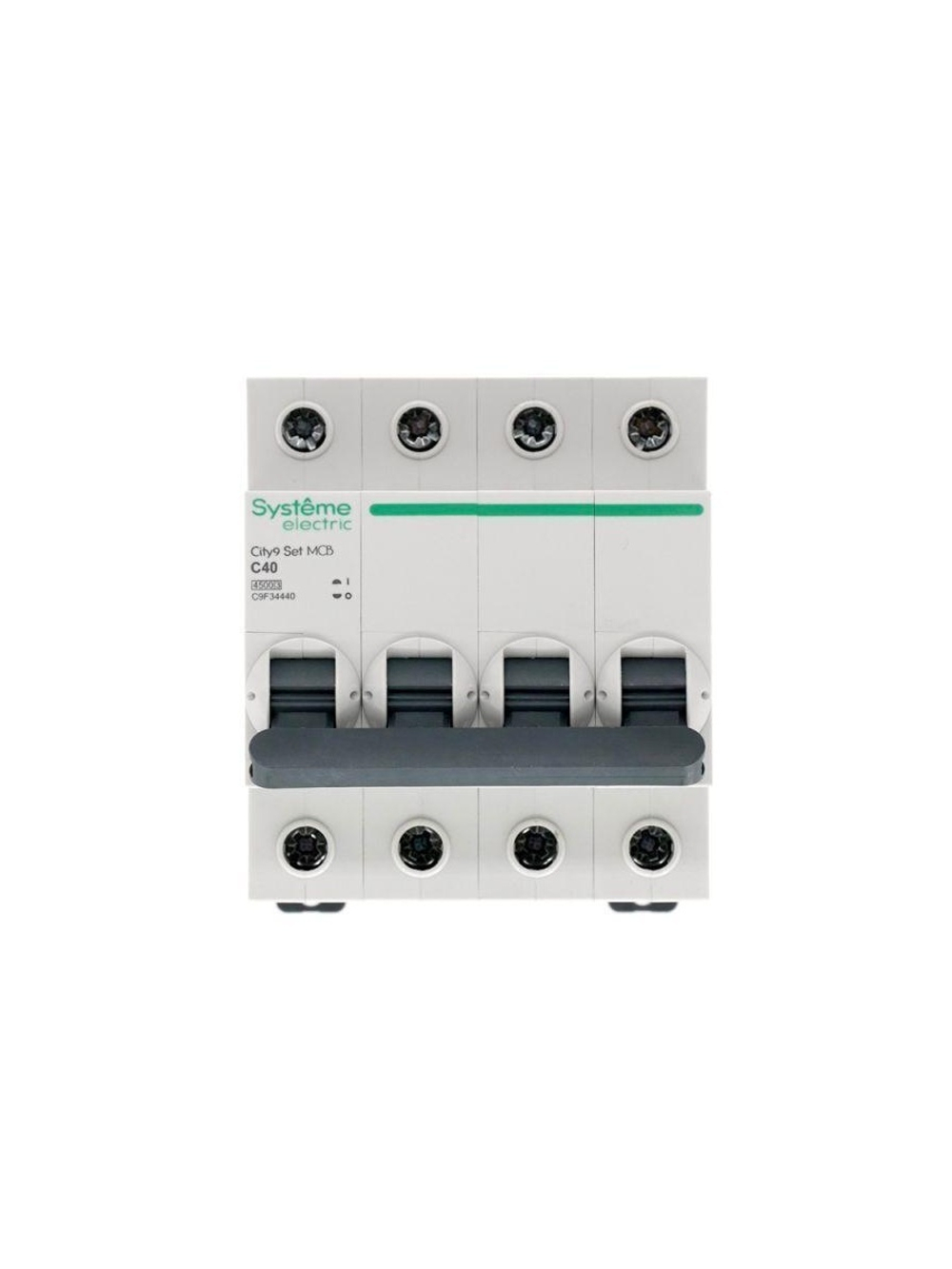 Выключатель автоматический модульный 4п C 40А 4.5кА City9 Set 400В SE C9F34440