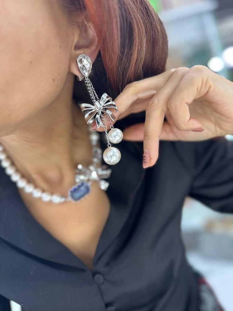 Серьги CHANEL