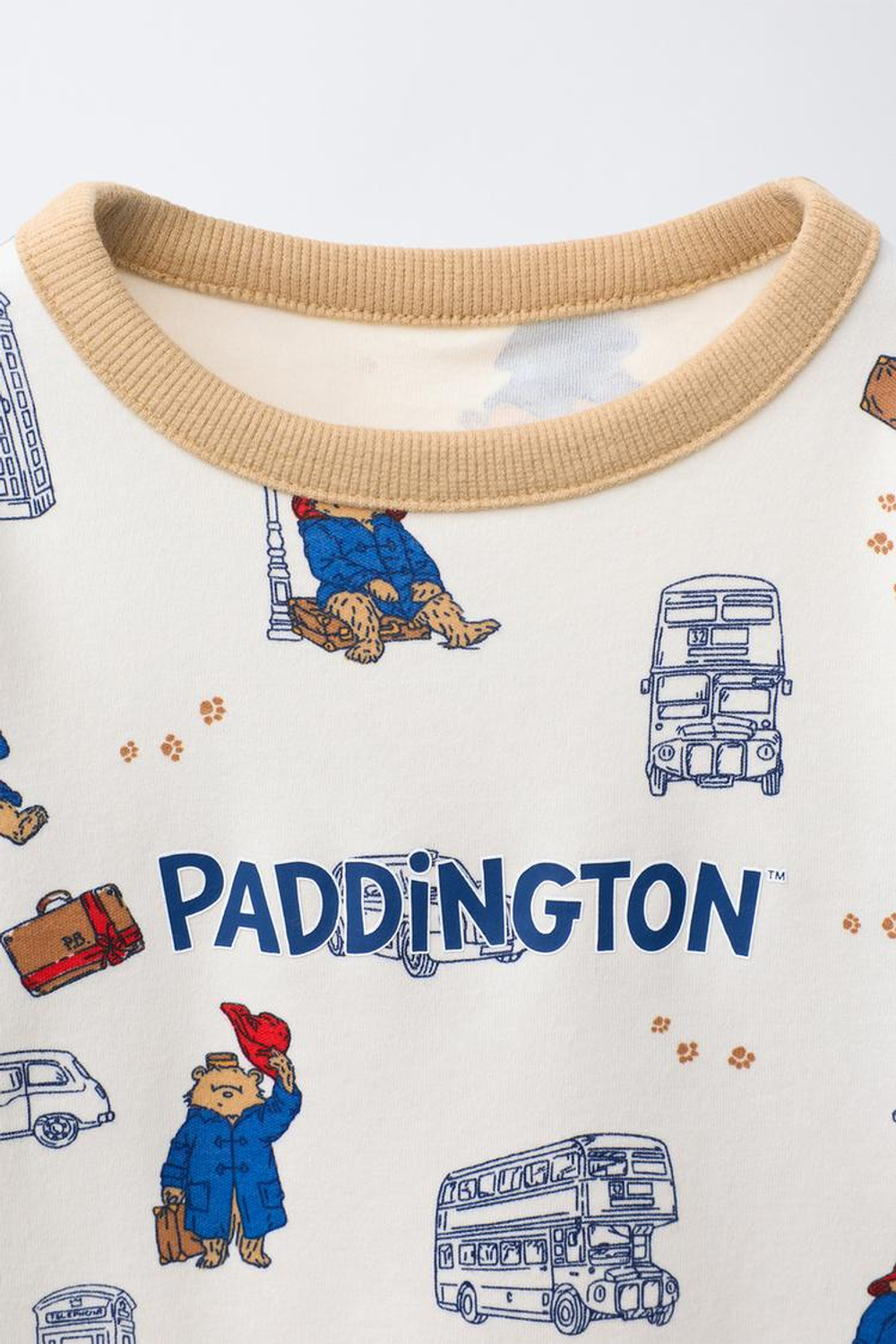 ZARA ПИЖАМА С ПРИНТОМ PADDINGTON ™, ЭКРЮ