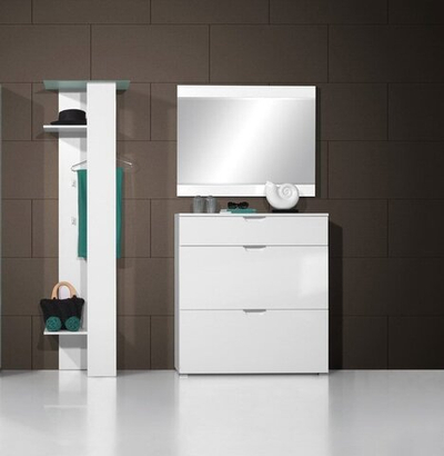 Прихожая Калифорния Белый 101 157*33*200 см, Белый   Фиеста