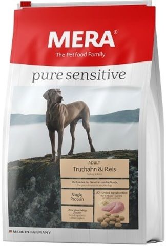Mera Pure Sensitive Adult Truthahn&Reis сухой корм для взрослых собак с чувствительным пищеварением с индейкой и рисом