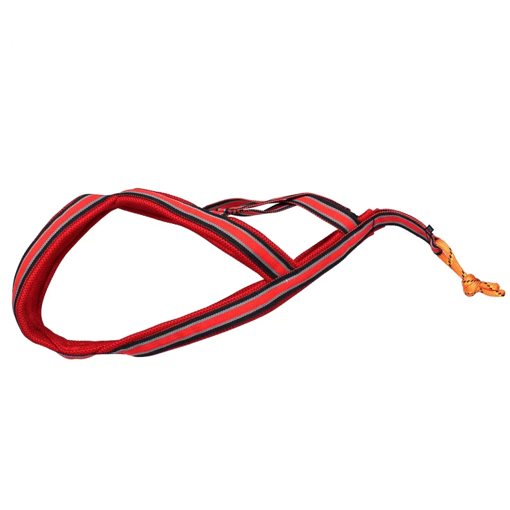 шлейка ездовая для средних и крупных пород собак красная