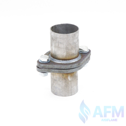 Фланец соединение с прокладкой на болтах (ромб) с выходами труб