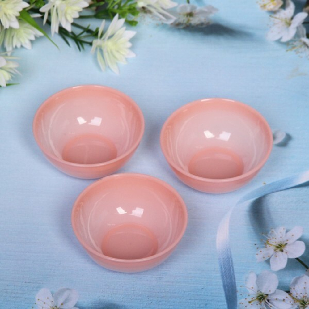 Чаши косметические в наборе 3шт «Cosmetic», цвет микс, d-4.5см