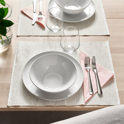 IKEA GODMIDDAG  (ИКЕА ГОДМИДДАГ)  -  Миска, белая, 19 см