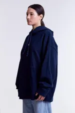 Купить Худи Гербарий Ромашка Light Темно-синий Худи Гербарий Ромашка Light Темно-синий