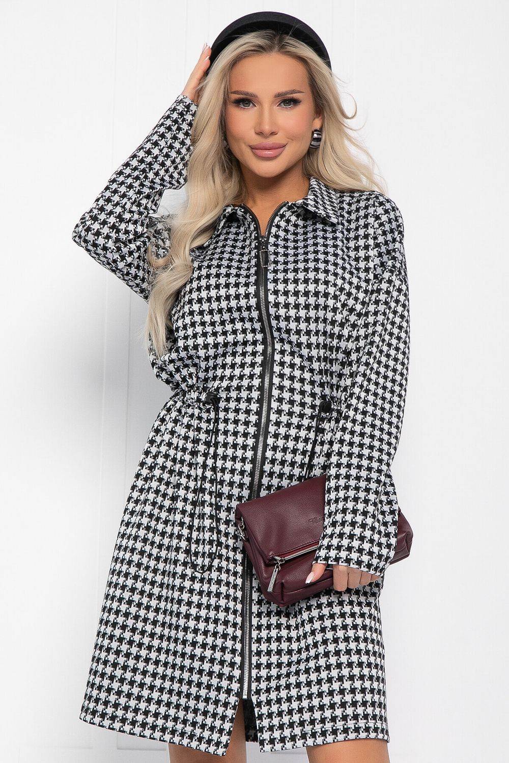 Платье Зарина (черно-белое) П14227-5М LT Collection